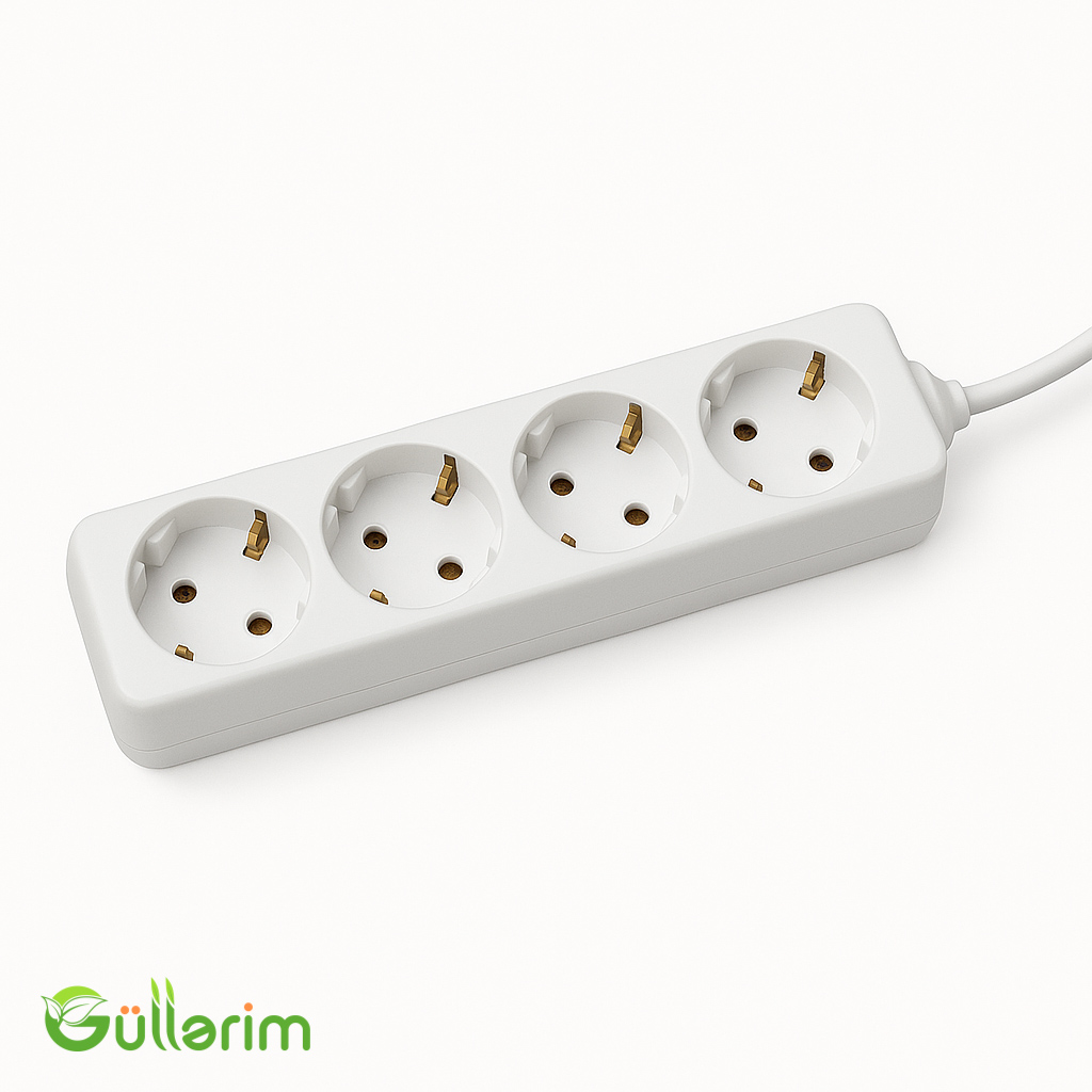 Epica Star 4-lü Elektrik Uzadıcı (1.8m Kabel, 13A, 250V, 2600W)