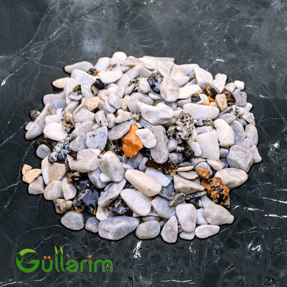 Qara Zolaqlı İri Təbii Çay Daşı