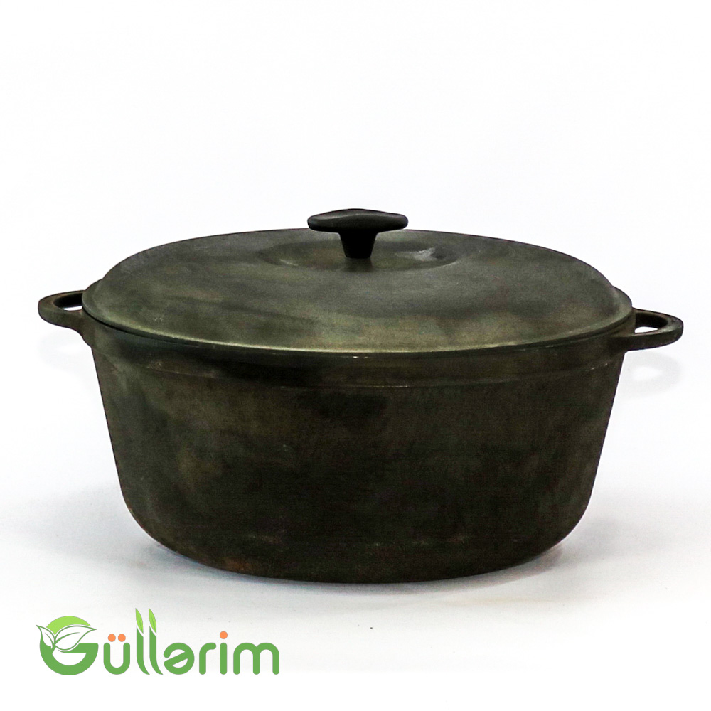 Çuqun Plov Qazanı – Qapaqlı, Dərin Model