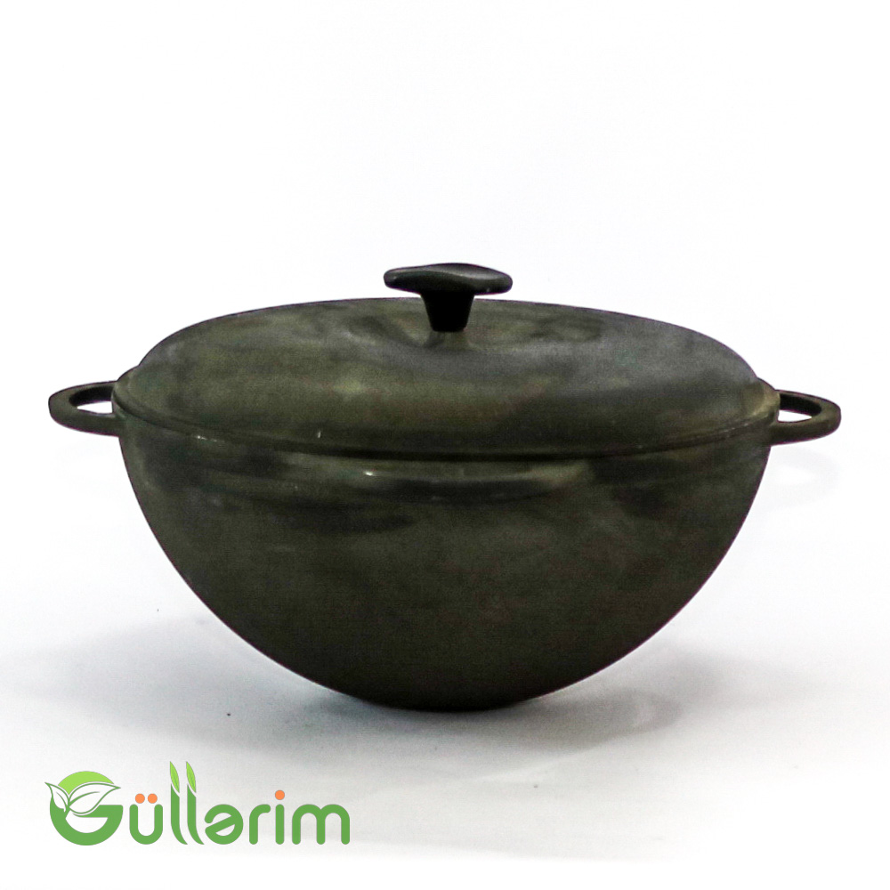 Çuqun Plov Qazanı – Qapaqlı, Dərin Model