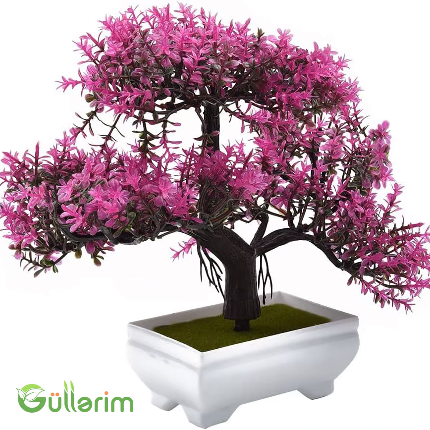 Süni Çəhrayı Bonsai Ağacı